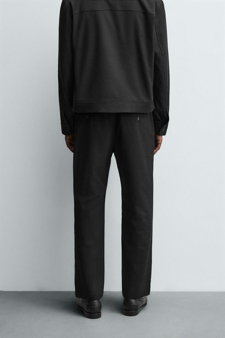 REGULAR FIT JOGGER WAIST TROUSERS