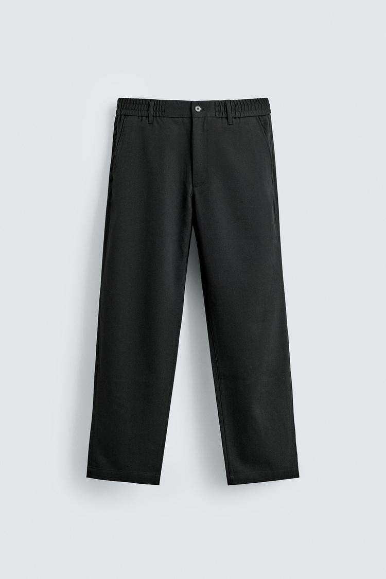 REGULAR FIT JOGGER WAIST TROUSERS