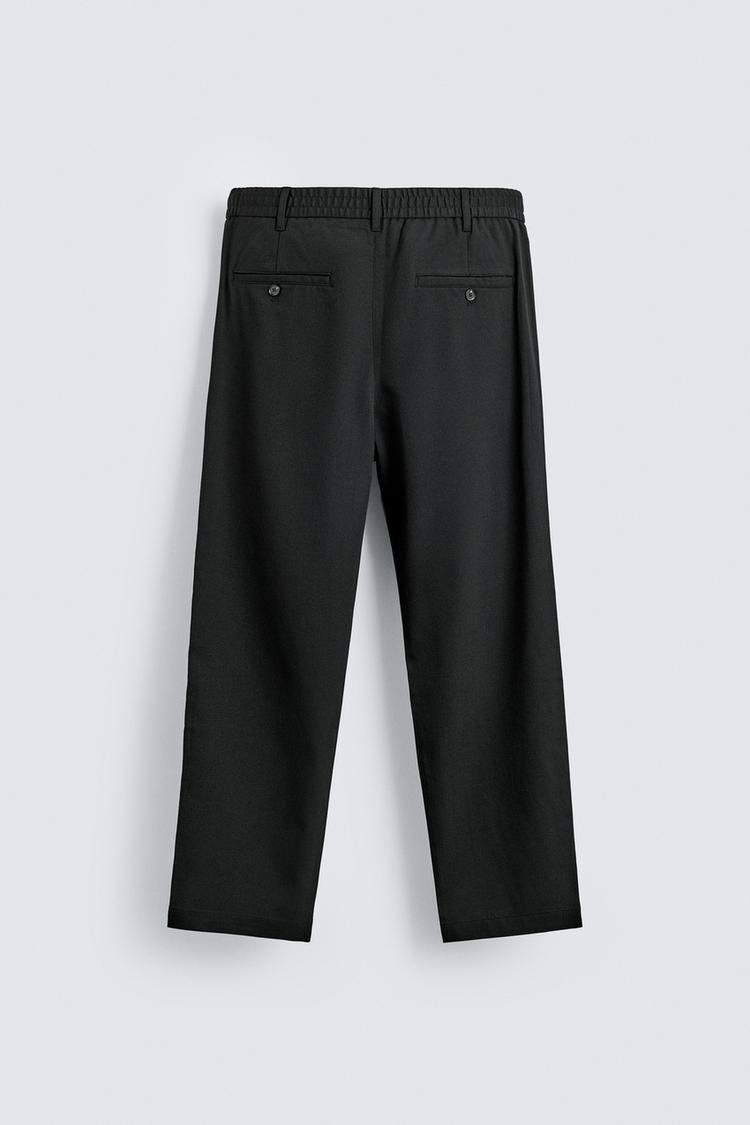 REGULAR FIT JOGGER WAIST TROUSERS