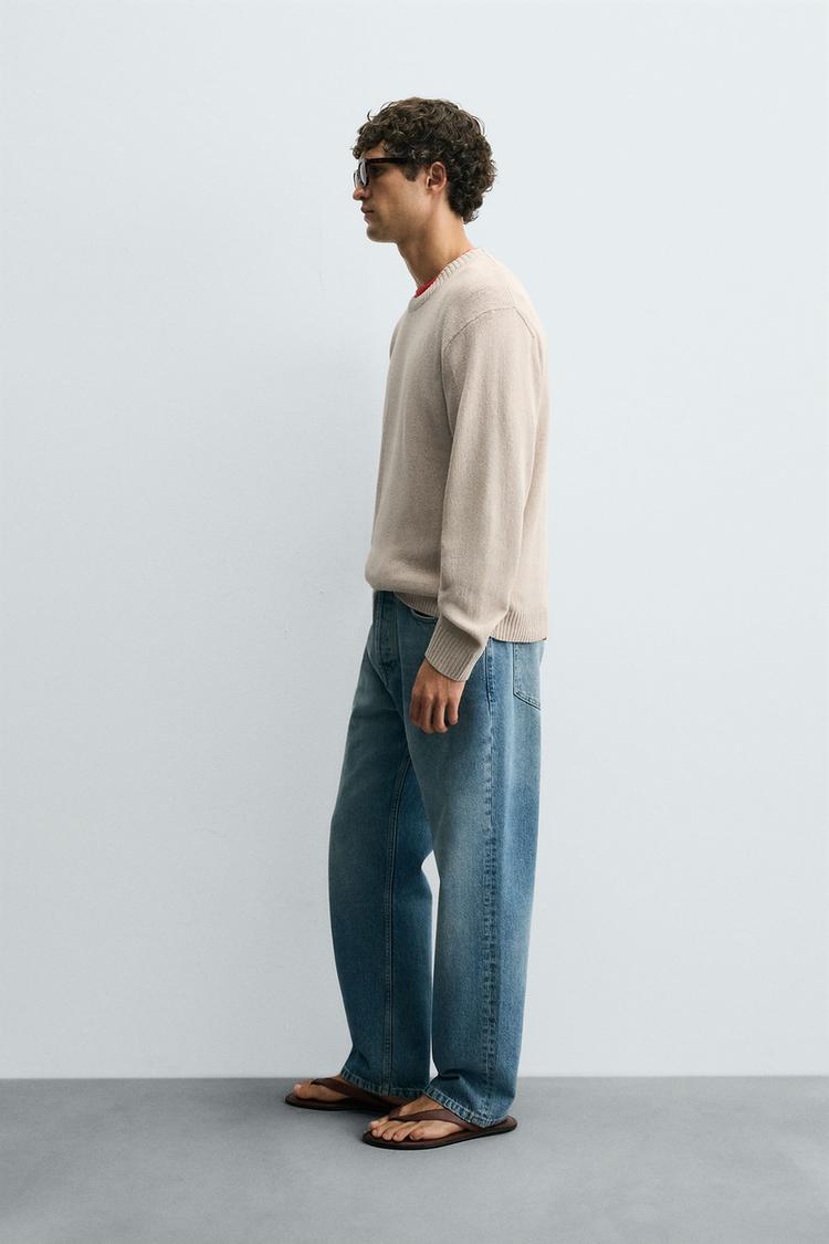 TEXTURED RELAXED FIT SWEATER