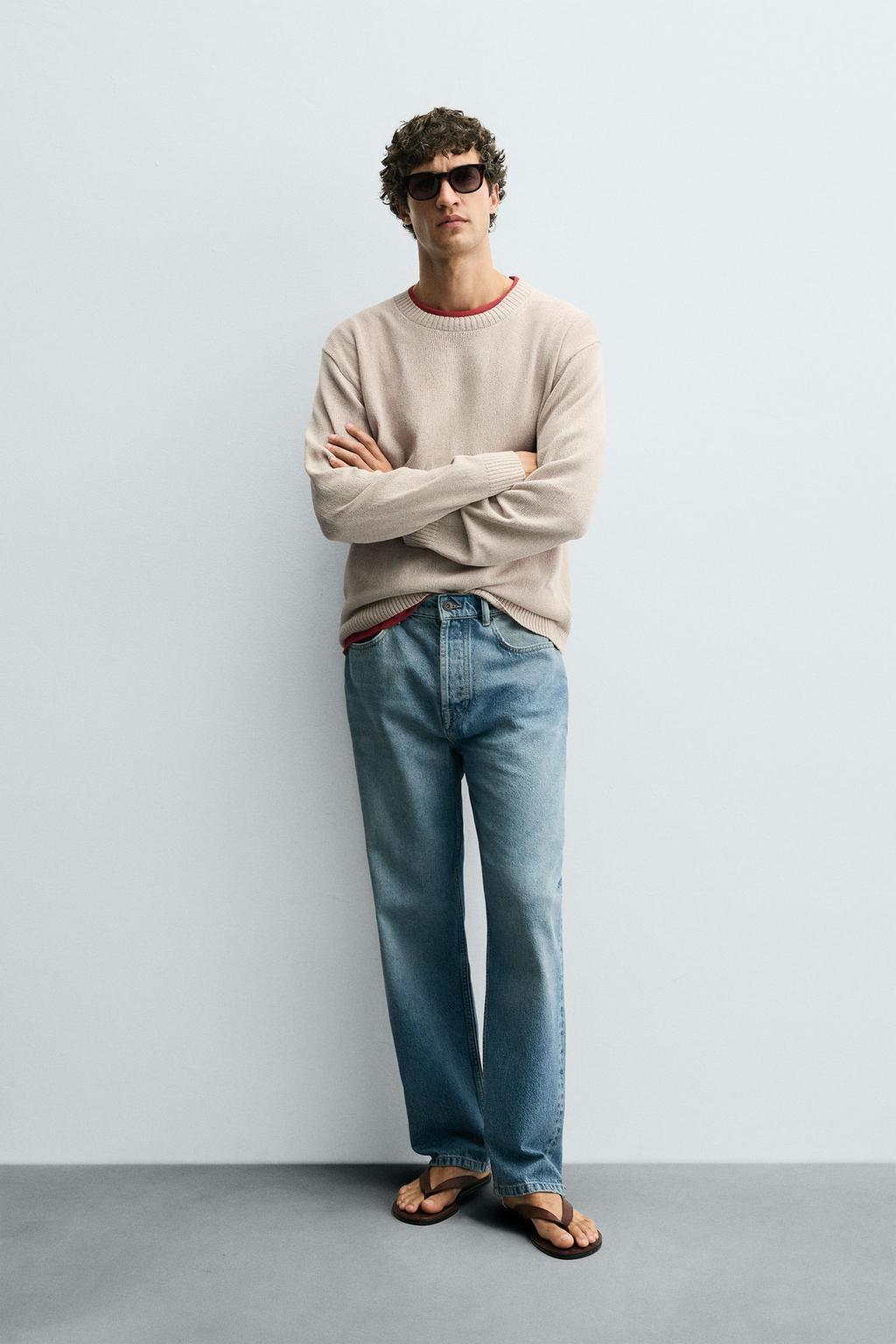 TEXTURED RELAXED FIT SWEATER