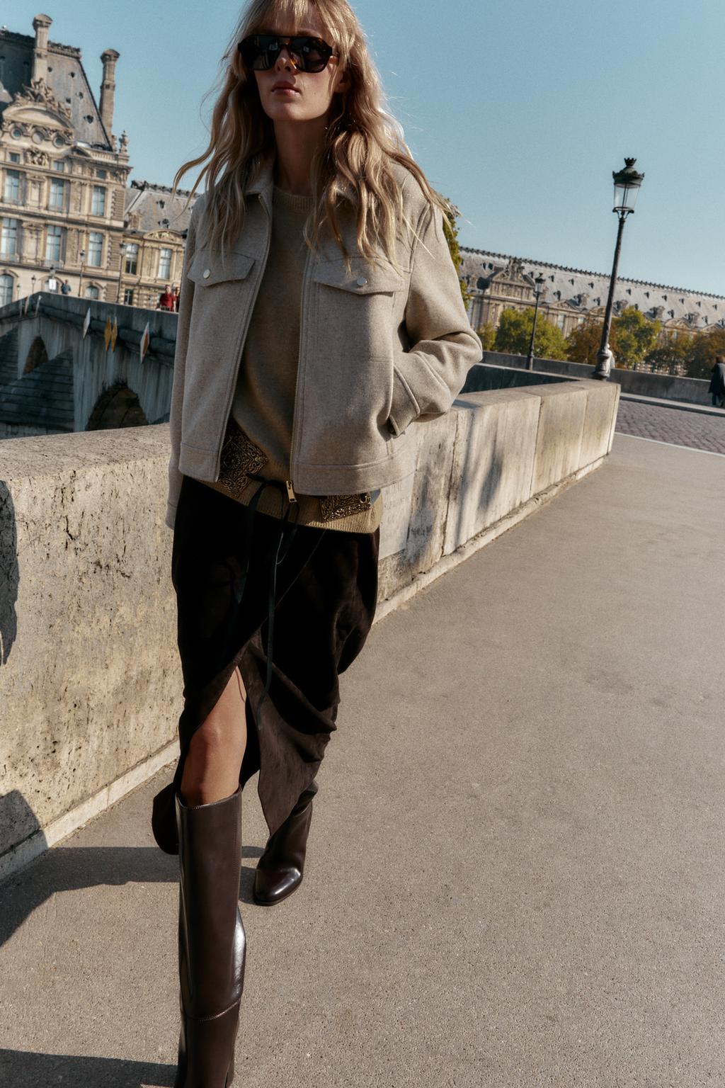 Soft-feel zip jacket