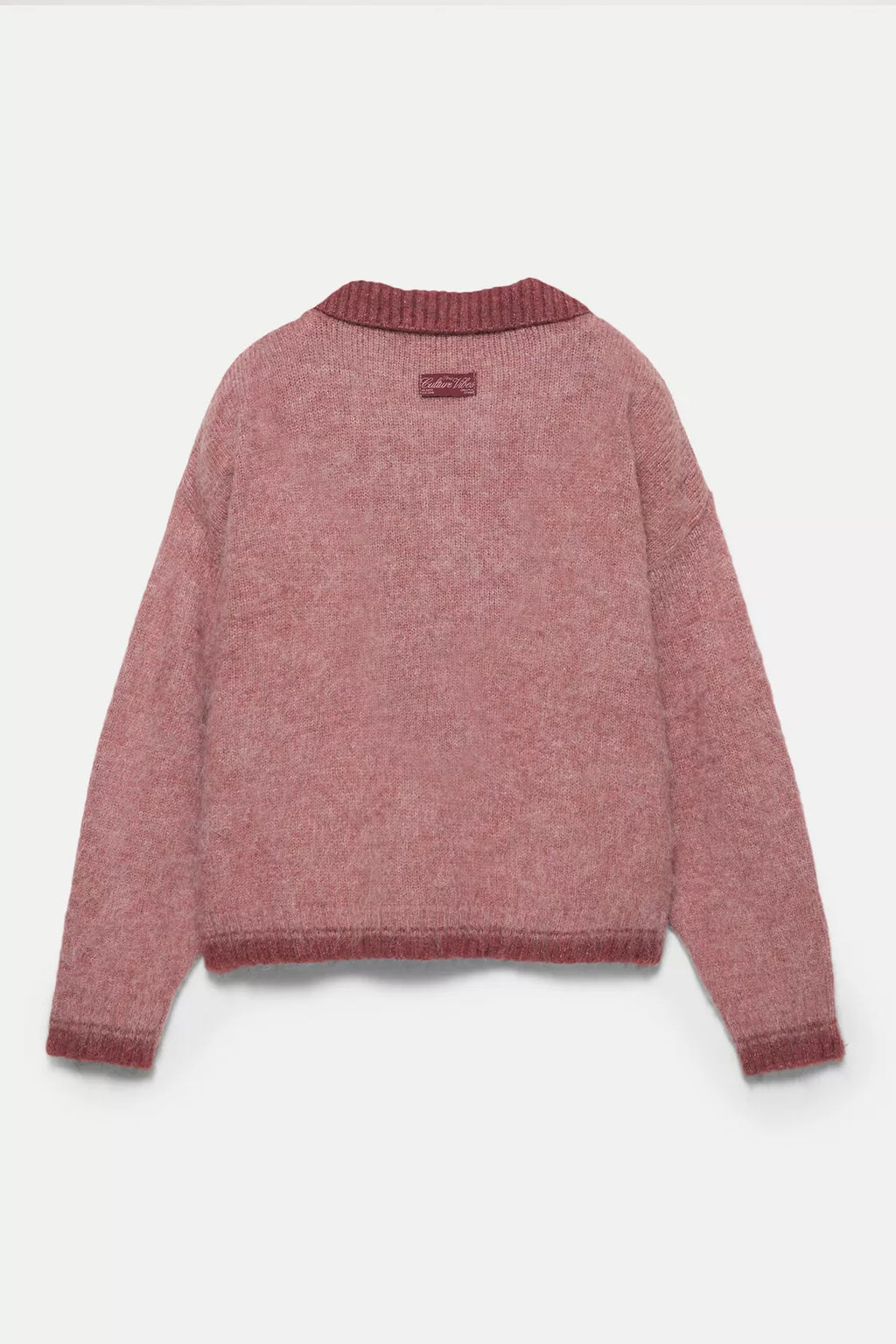 Polo collar sweater