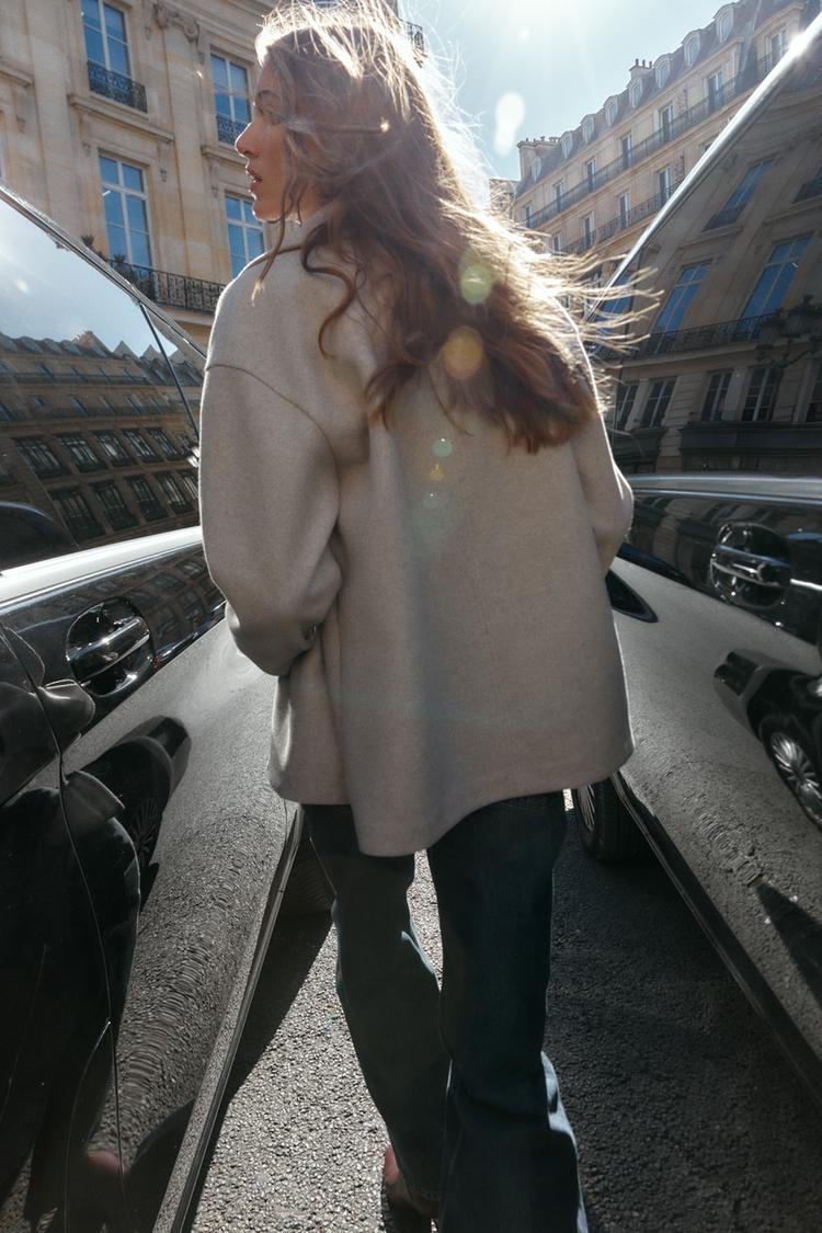 Soft Double-Breasted Coat