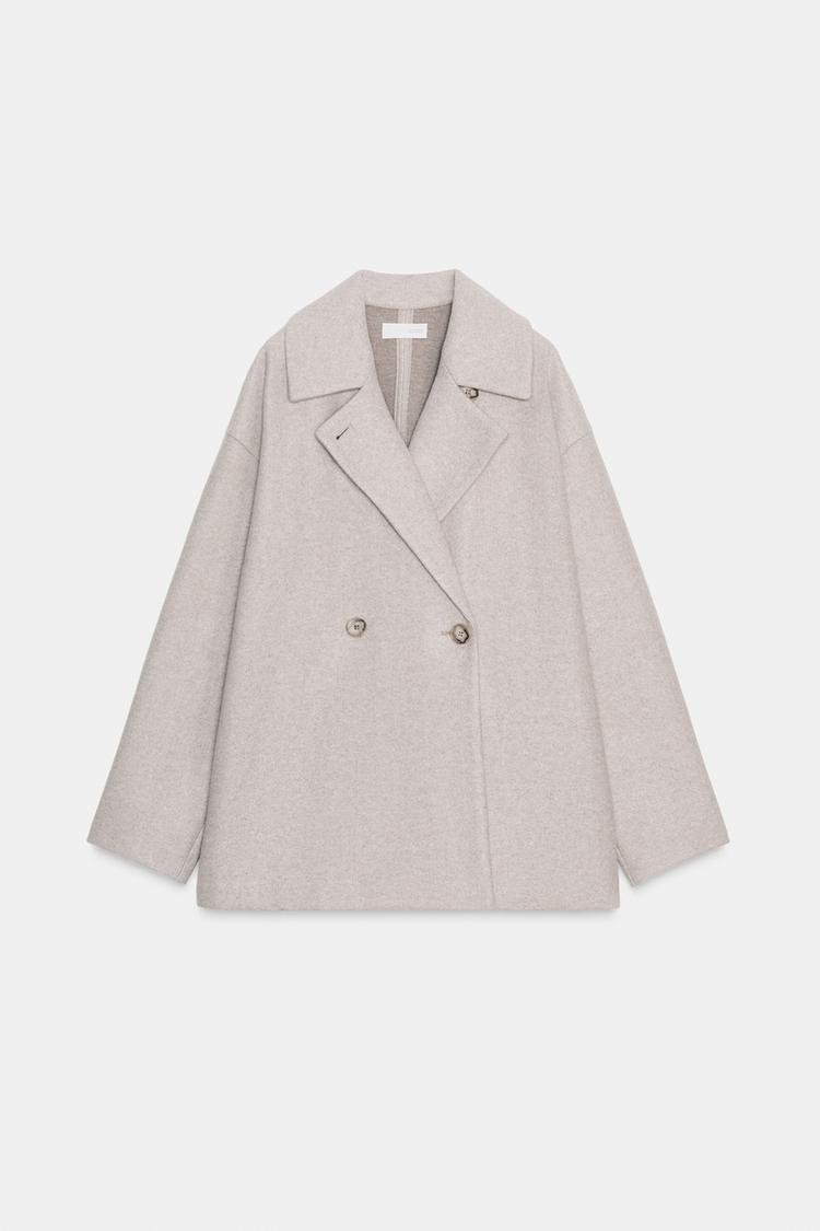 Soft Double-Breasted Coat