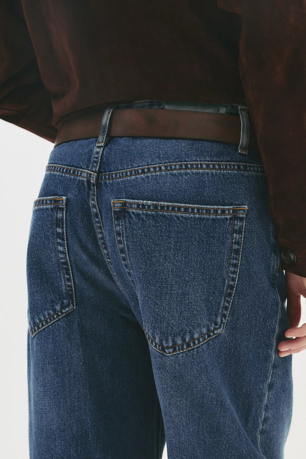 Baggy jeans with cuffs