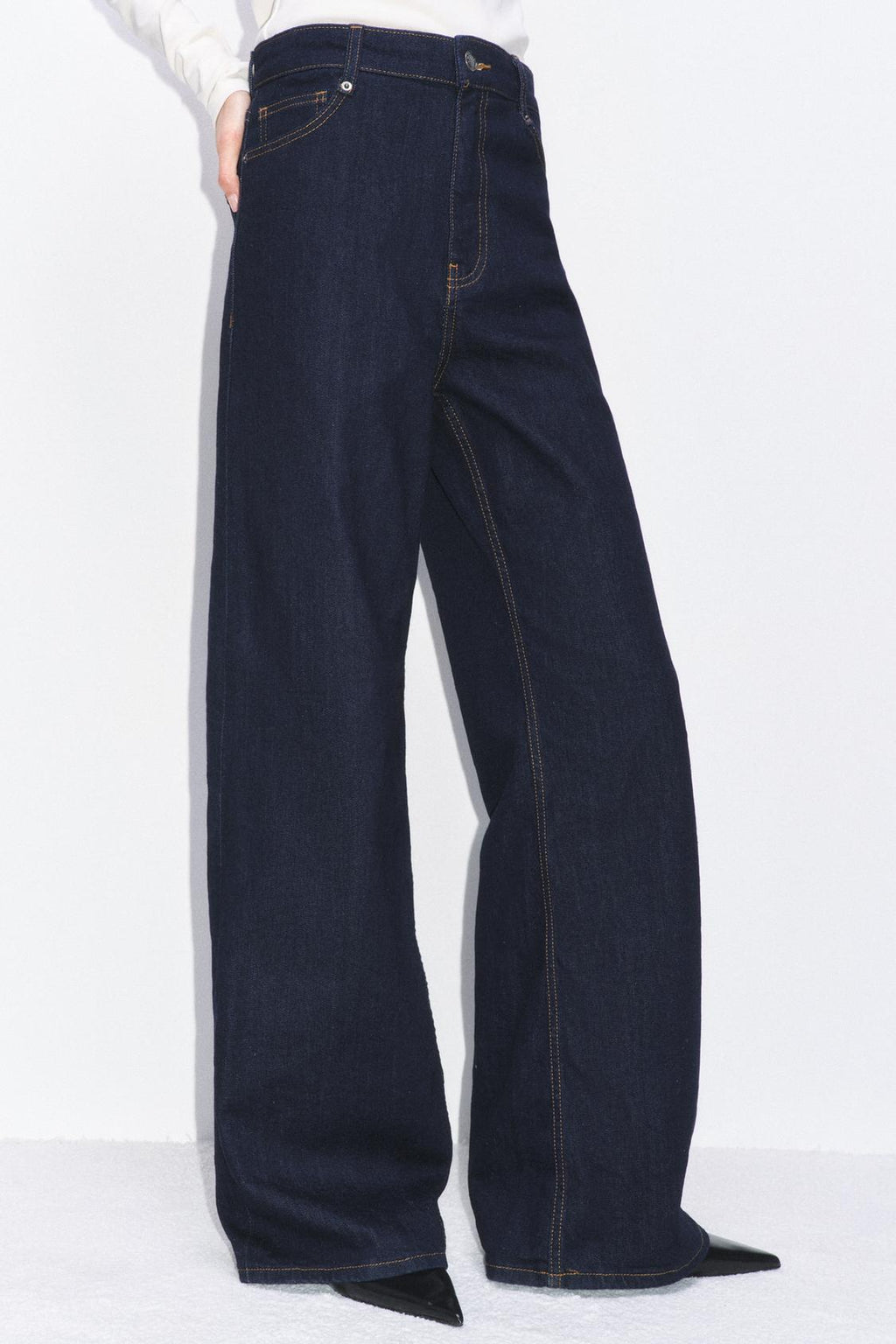 ZW Collection Wide-Leg High-Waist Jeans