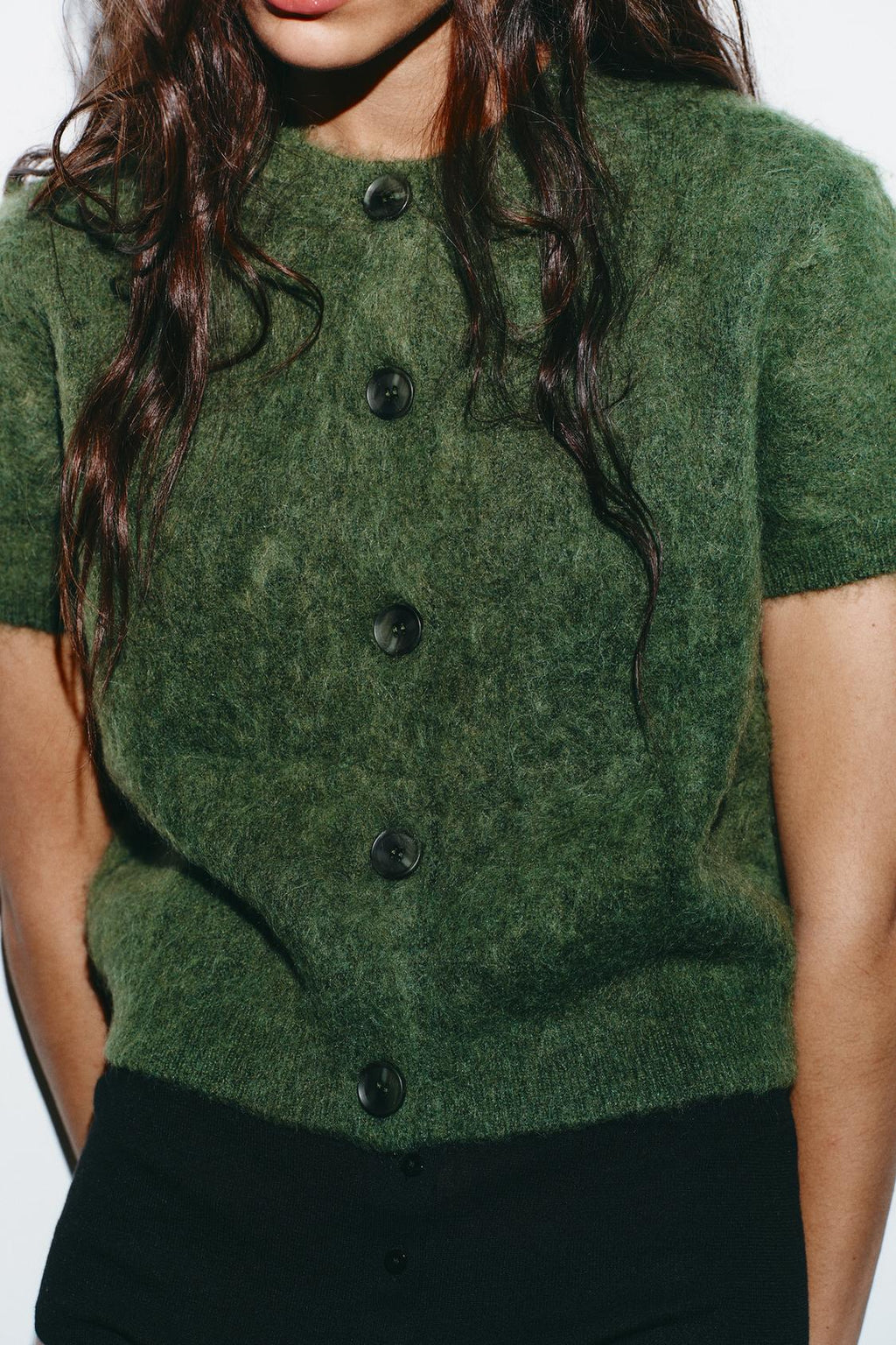 Short sleeve cardigan