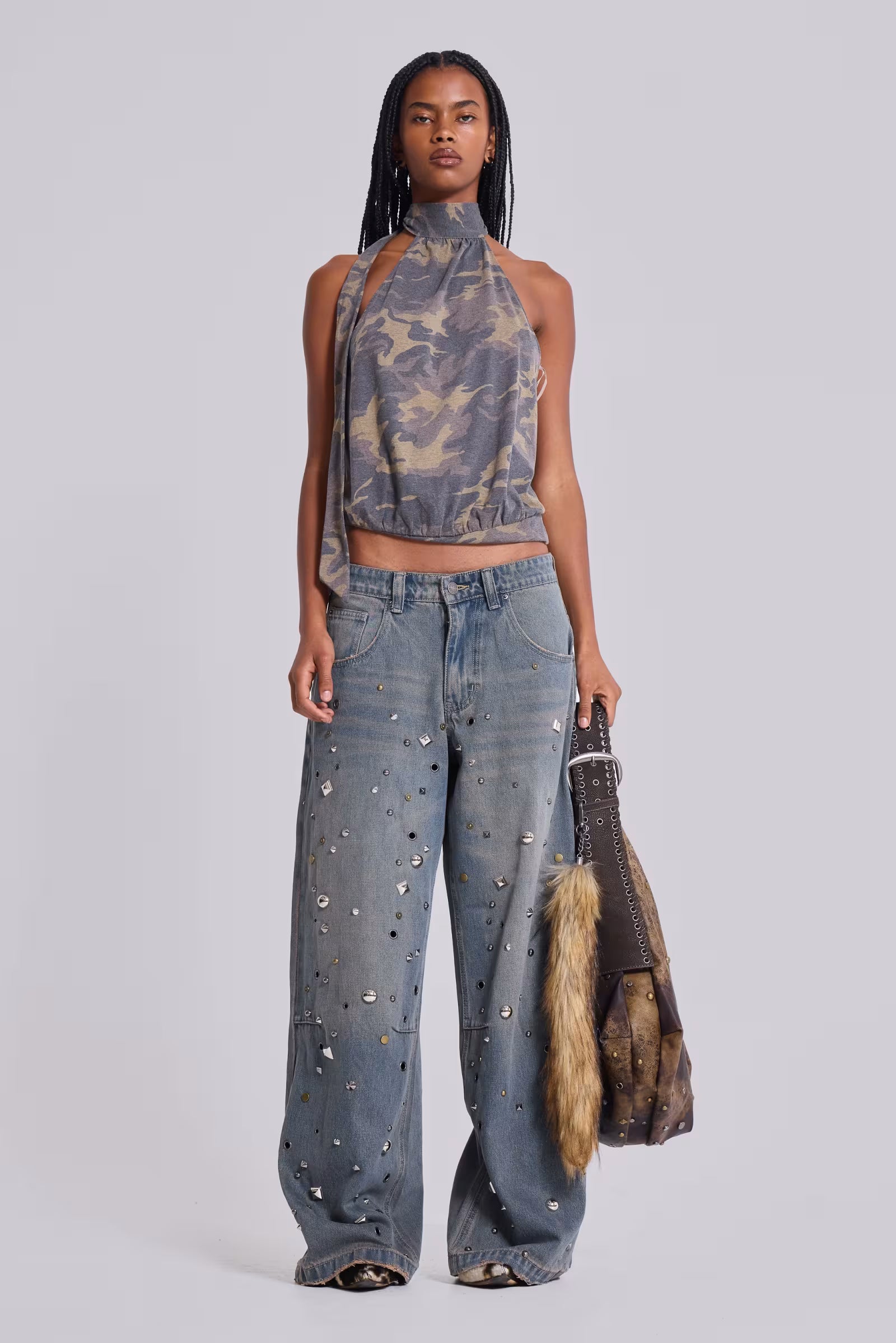 Bolted Studded Colossus Jeans