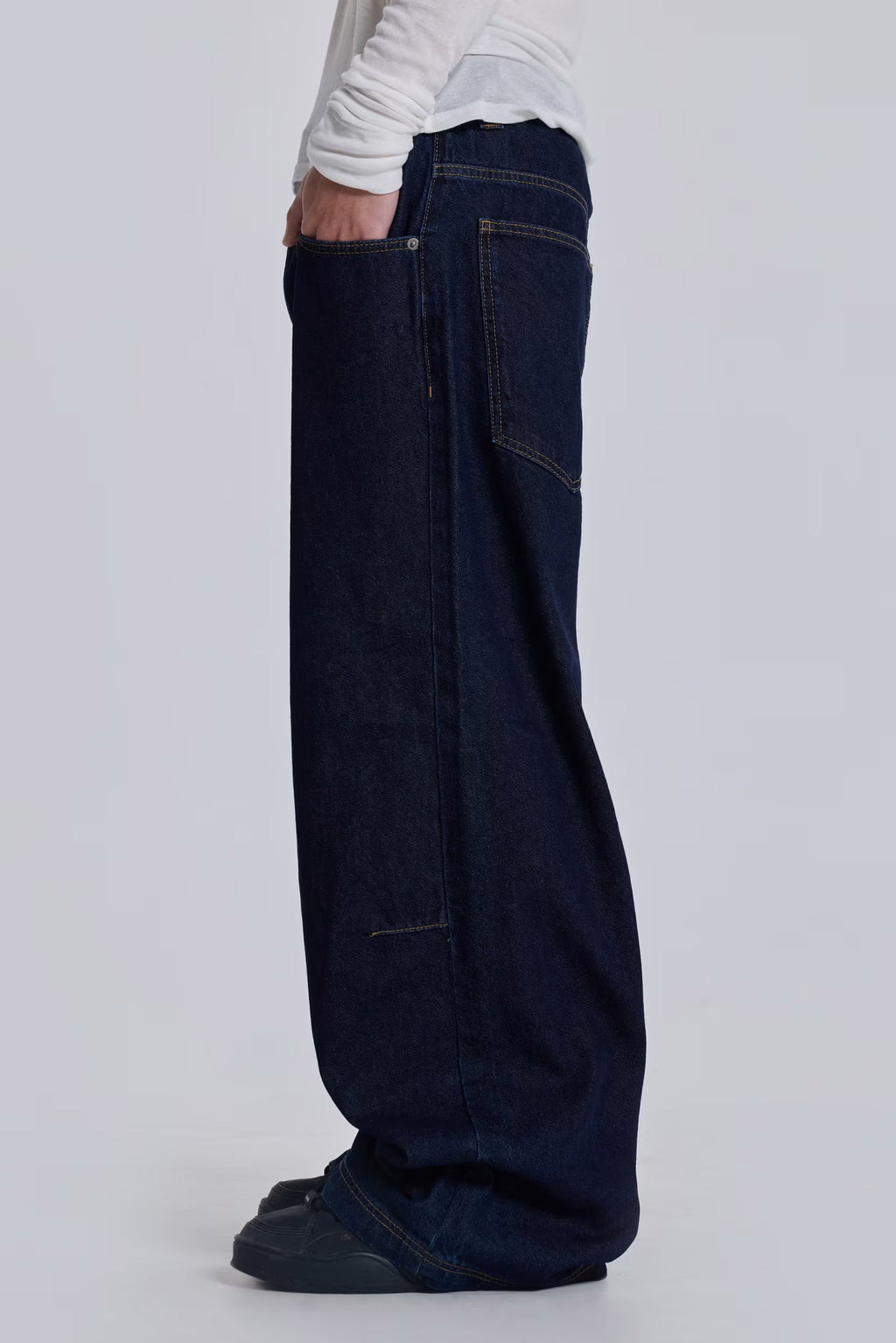 Indigo Low Rise Colossus Baggy Jeans