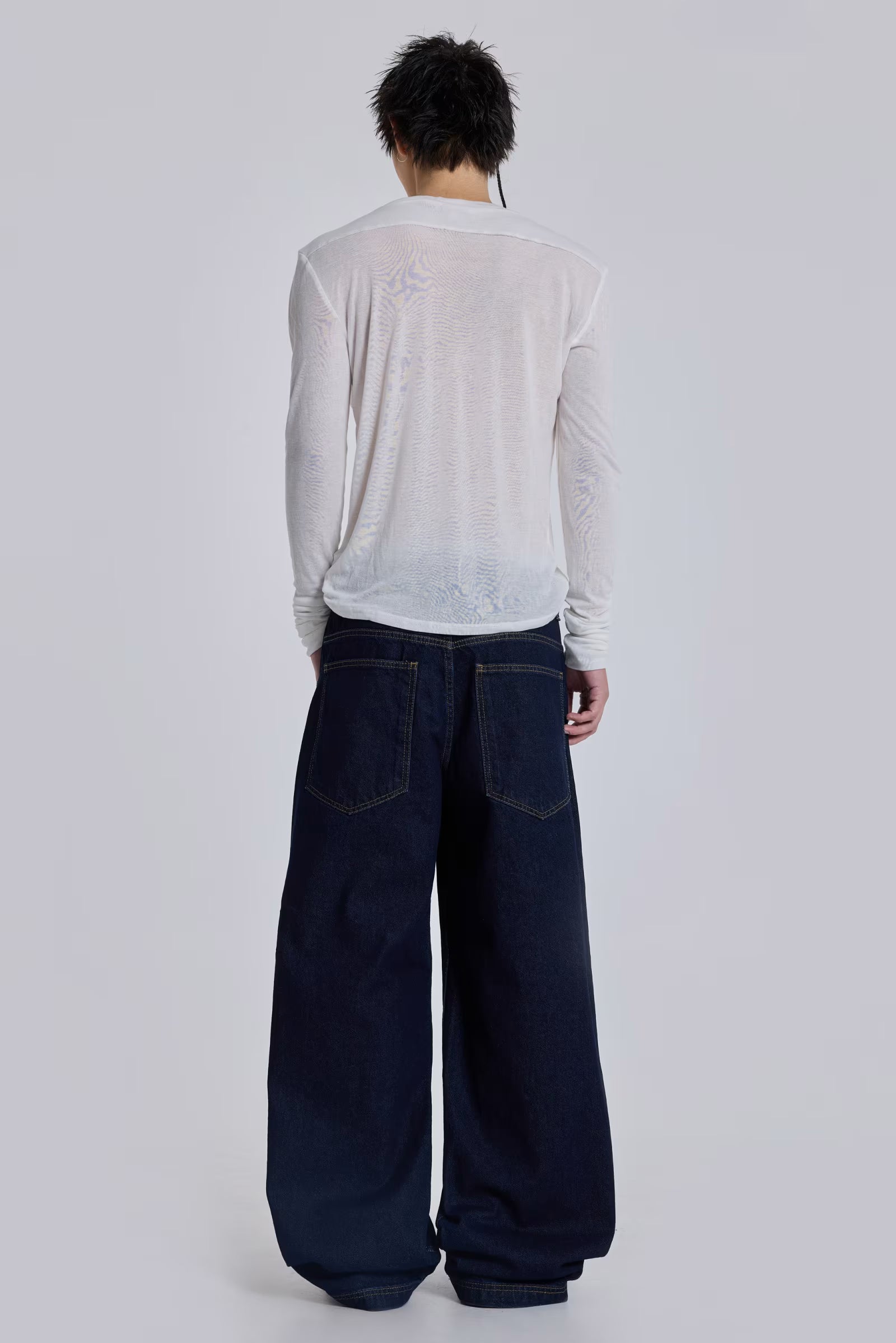 Indigo Low Rise Colossus Baggy Jeans