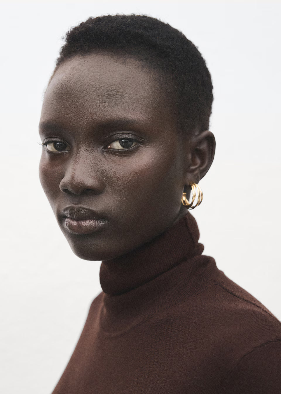 Turtleneck knitted sweater