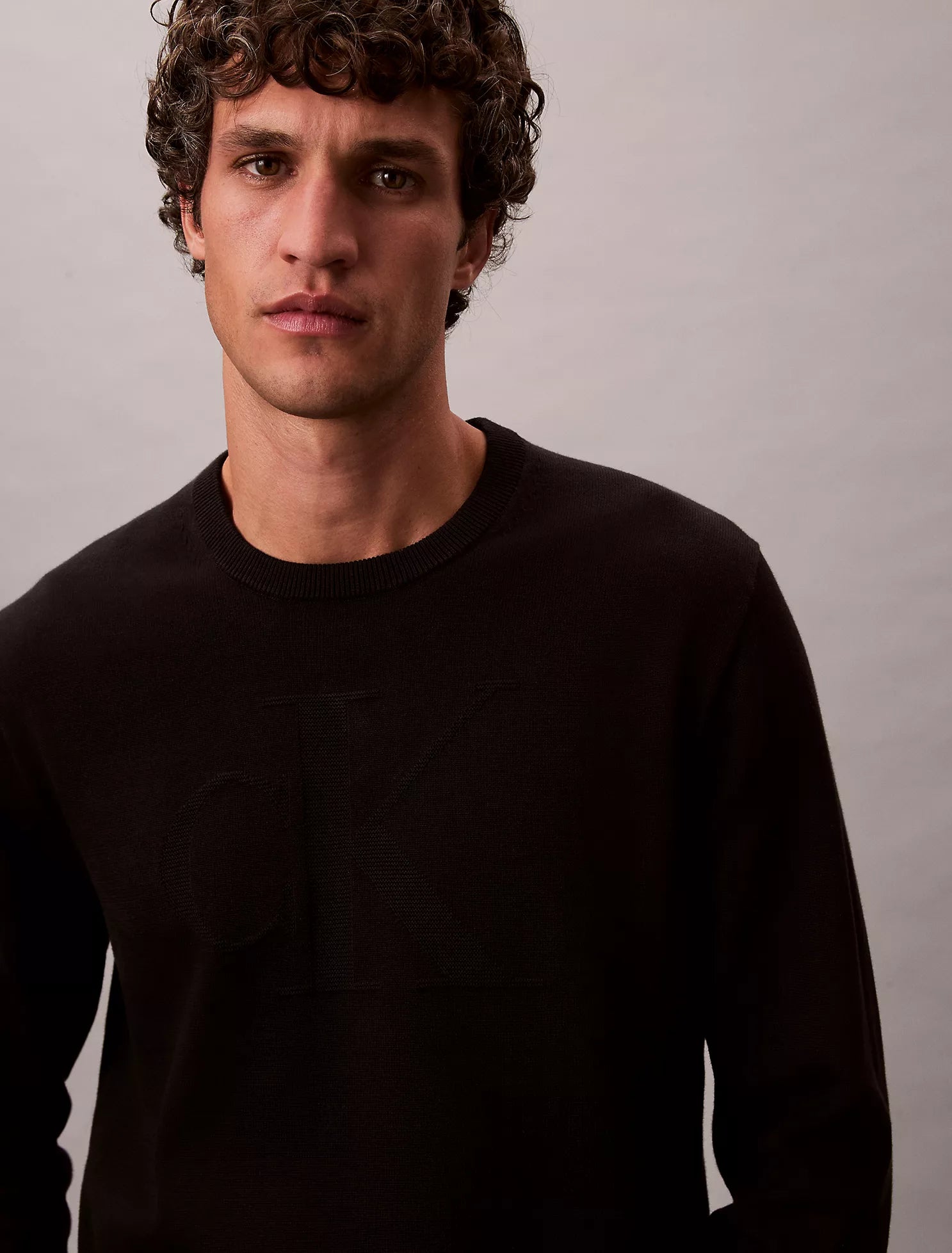 Smooth Cotton Monogram Sweater