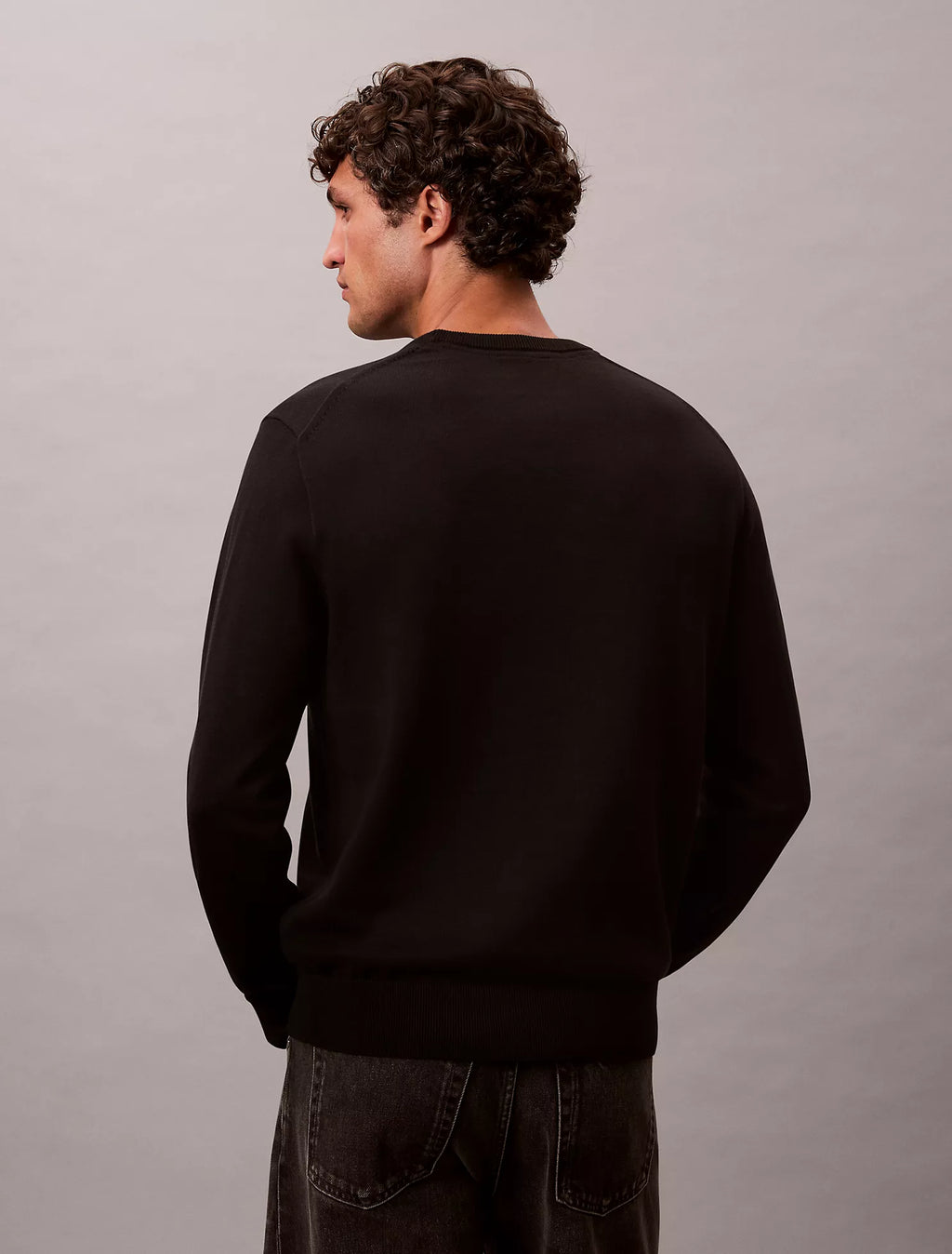 Smooth Cotton Monogram Sweater