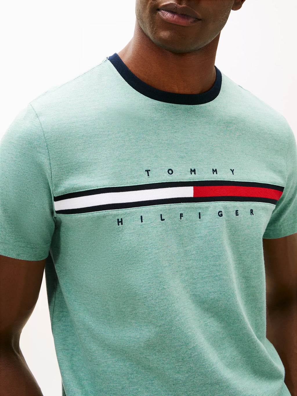 Embroidered Flag Logo T-Shirt