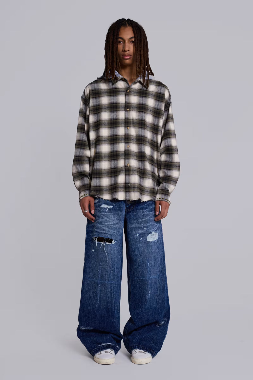Taku Hooded Flannel Shirt