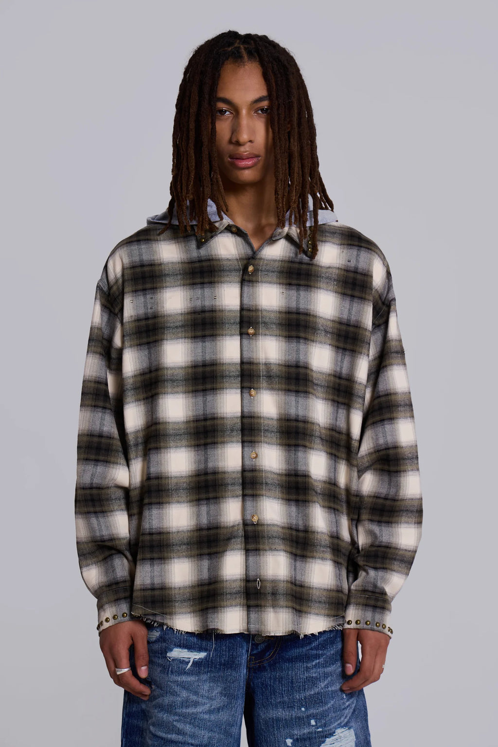 Taku Hooded Flannel Shirt