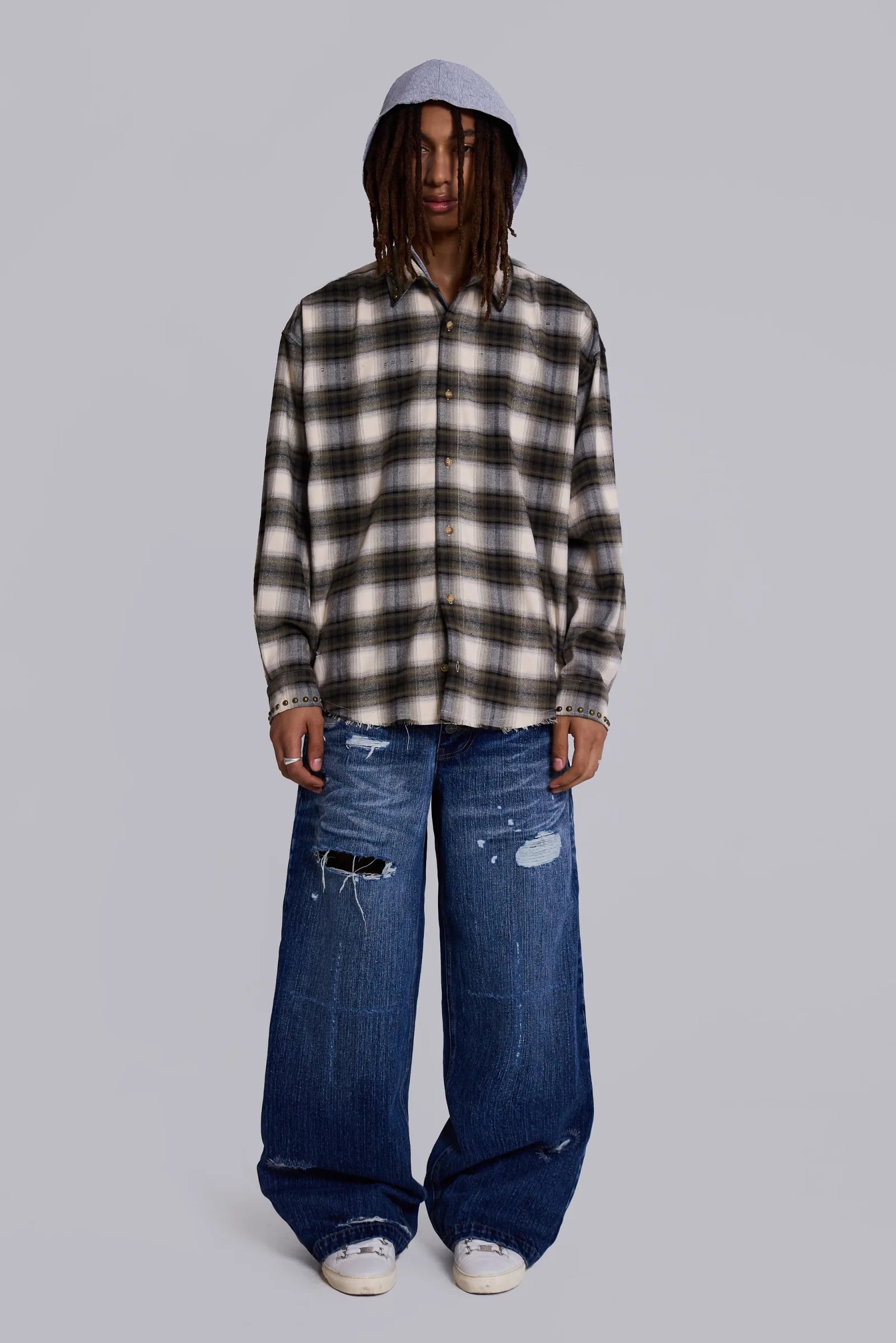 Taku Hooded Flannel Shirt