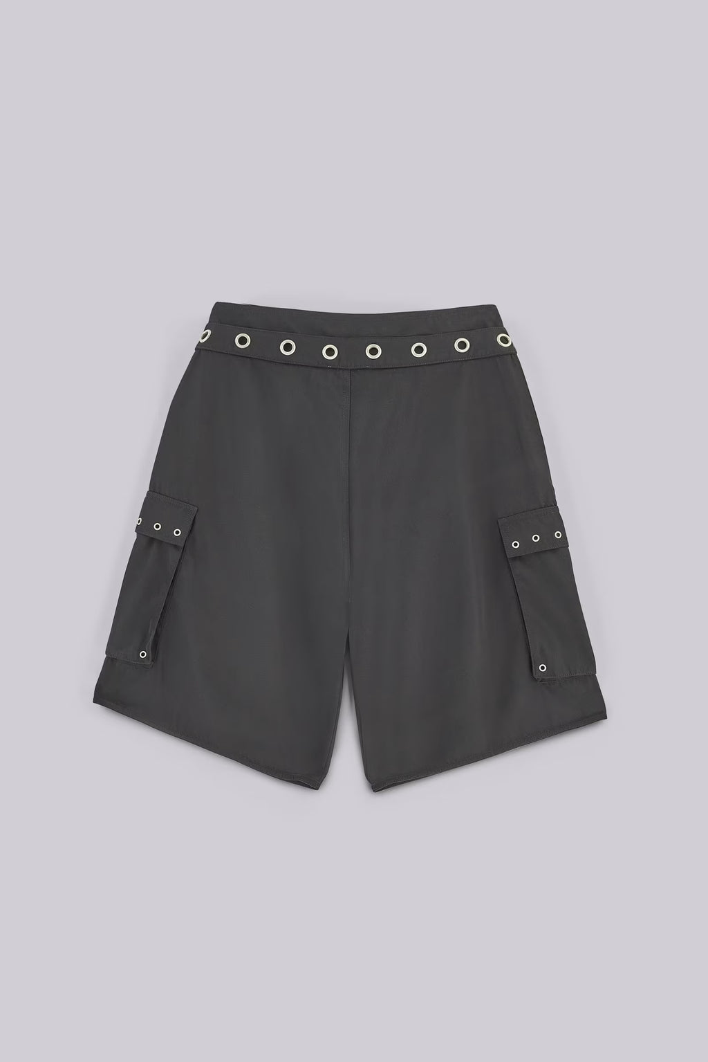 Black Eyelet Board Shorts